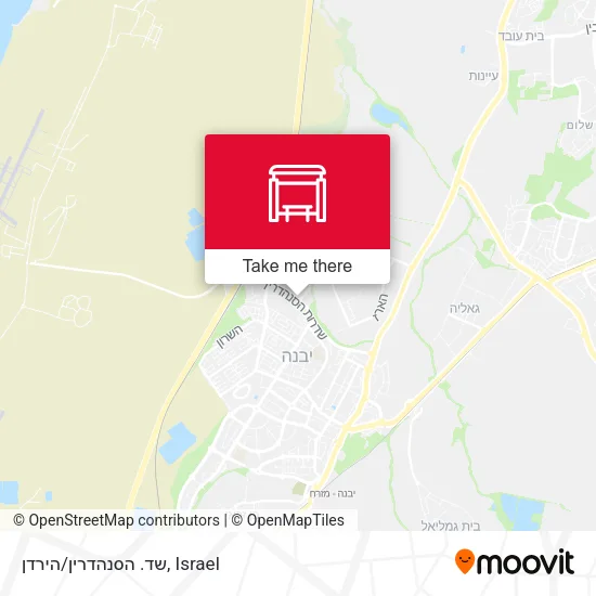 Карта שד. הסנהדרין/הירדן