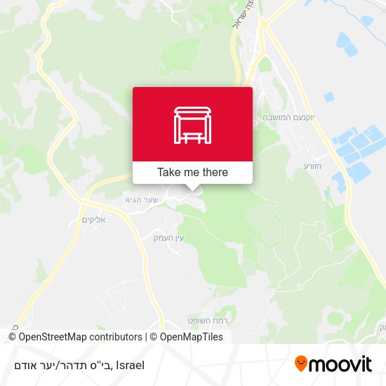 בי''ס תדהר/יער אודם map