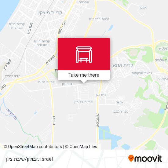 זבולון/שיבת ציון map