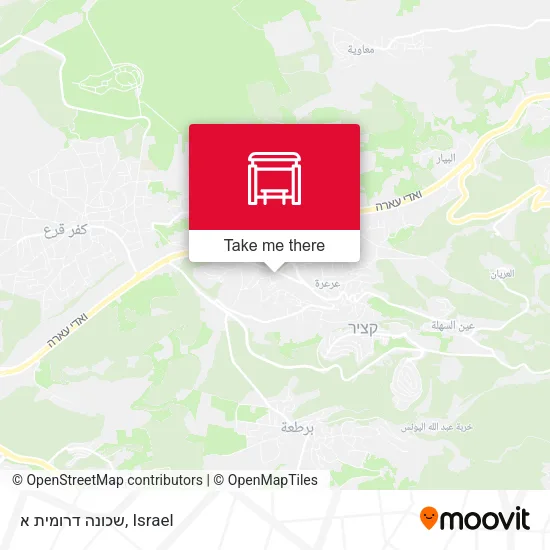 Карта שכונה דרומית א