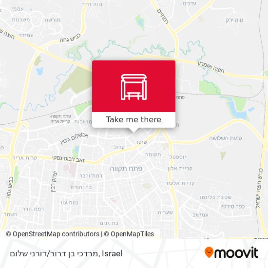 מרדכי בן דרור/דורני שלום map