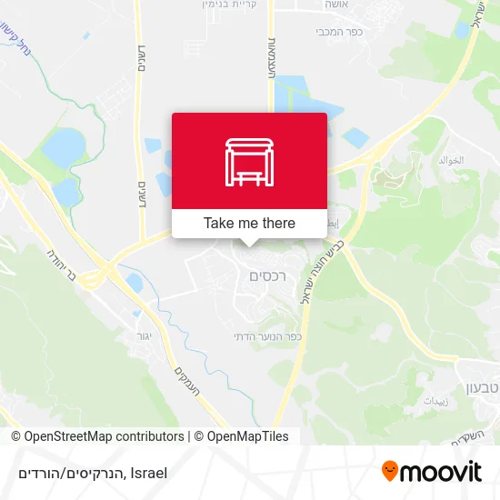 Карта הנרקיסים/הורדים