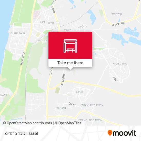 Карта כיכר ברנדיס