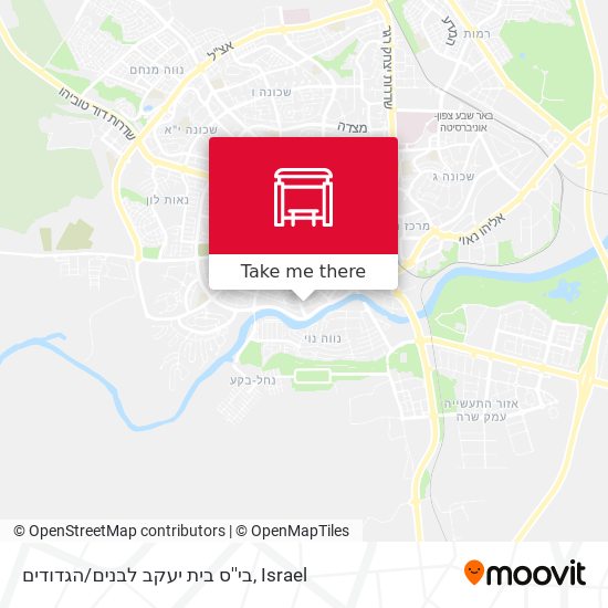 Карта בי''ס בית יעקב לבנים/הגדודים