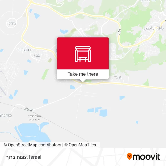 Карта צומת ברוך