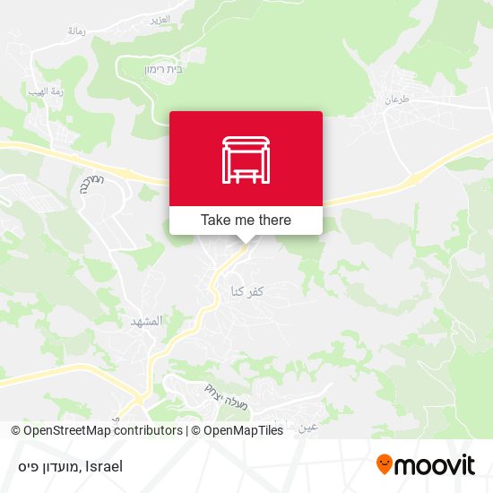 מועדון פיס map