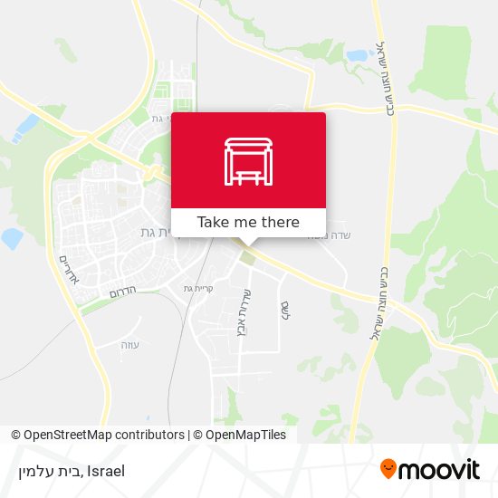 בית עלמין map