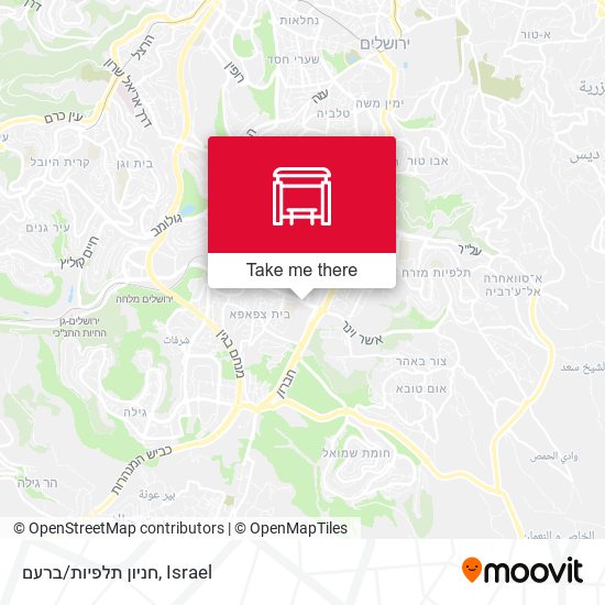 חניון תלפיות/ברעם map
