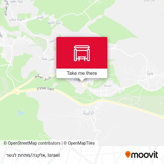 אלקנה/מתחת לגשר map