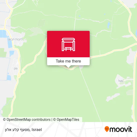 Карта מסעף קלע אלון
