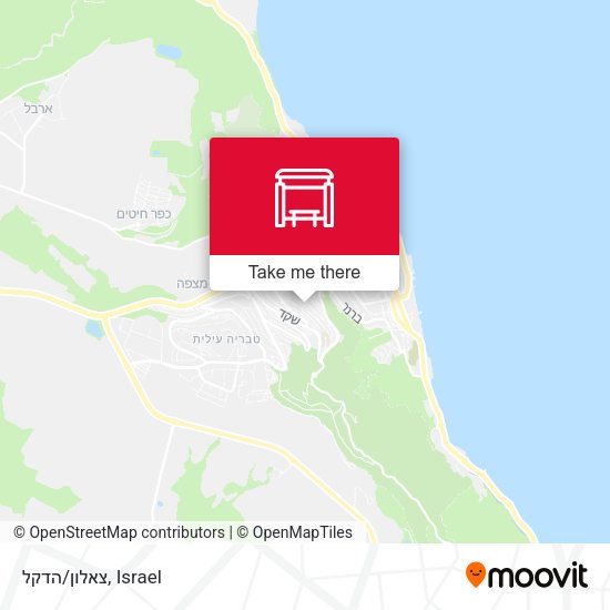 צאלון/הדקל map