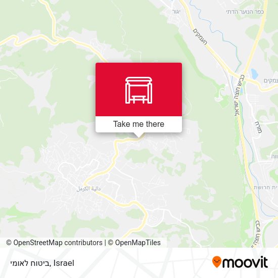ביטוח לאומי map