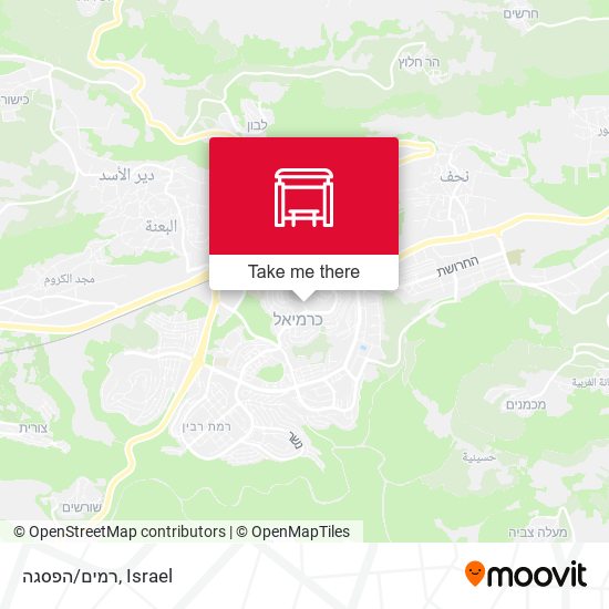 רמים/הפסגה map