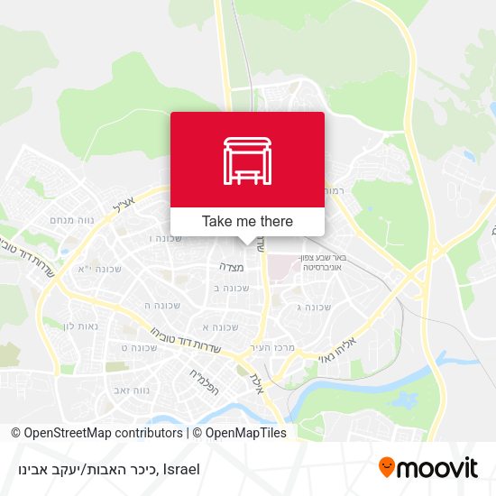 כיכר האבות/יעקב אבינו map