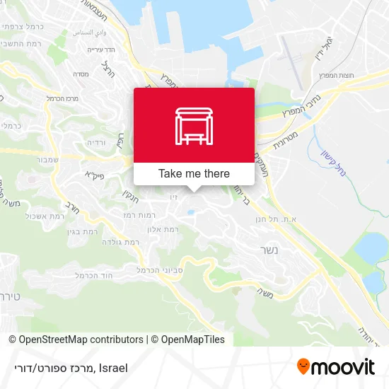 Карта מרכז ספורט/דורי