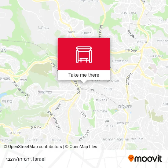 Карта ירמיהו/הצבי