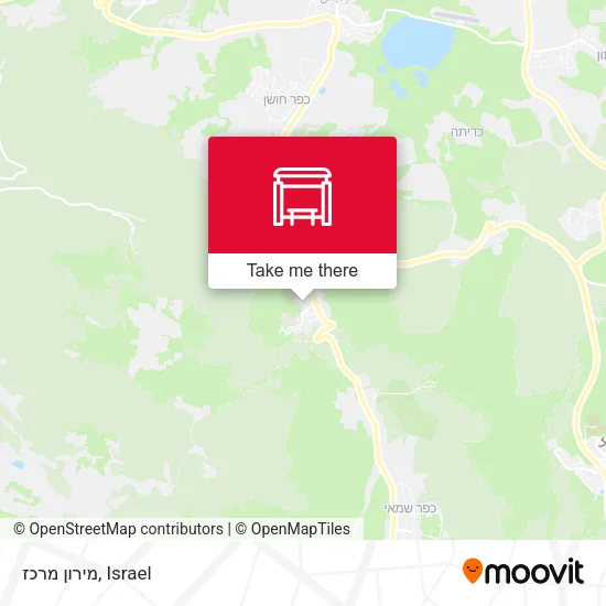 Карта מירון מרכז