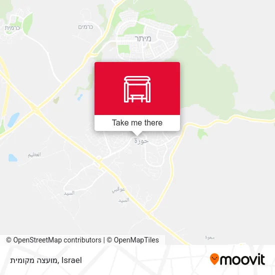 Карта מועצה מקומית