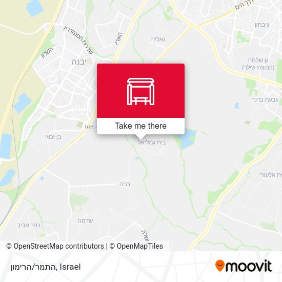 התמר/הרימון map