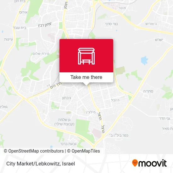 City Market/Lebkowitz map