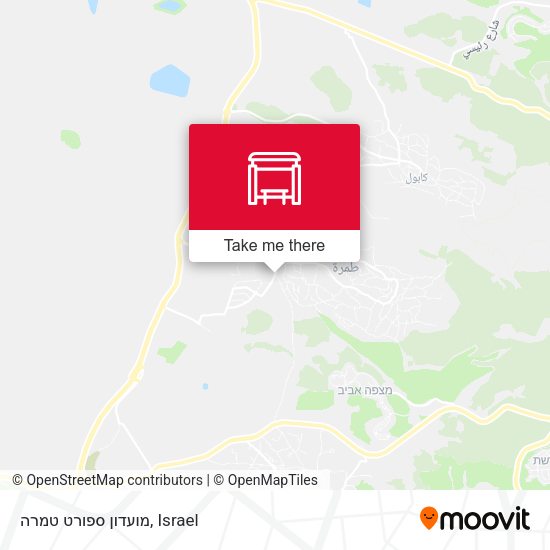 Карта מועדון ספורט טמרה