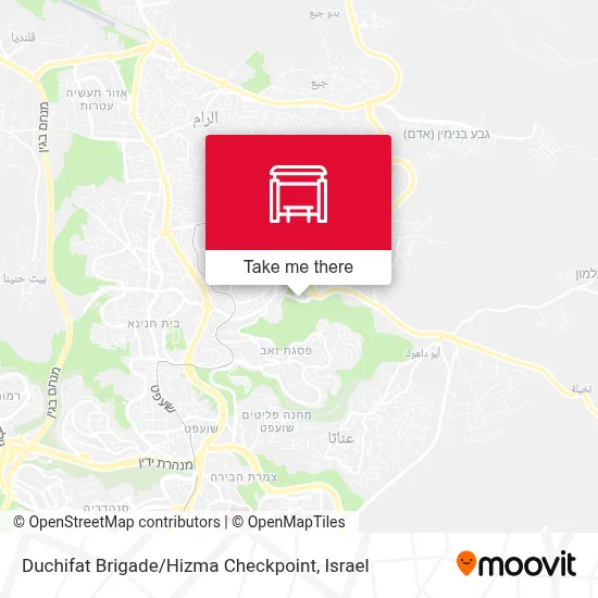 Duchifat Brigade / Hizma Checkpoint map