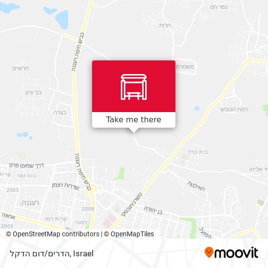 הדרים/דום הדקל map