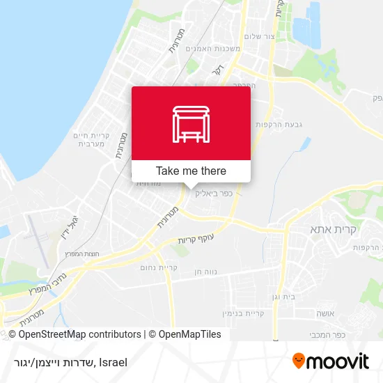 Карта שדרות וייצמן/יגור