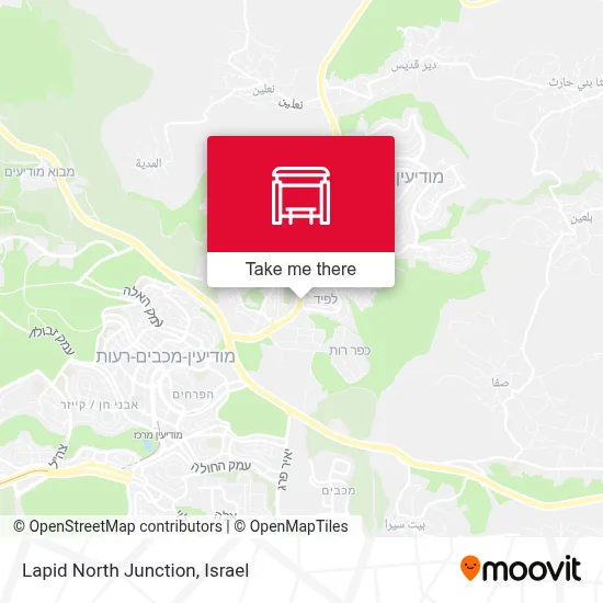 Lapid North Junction map