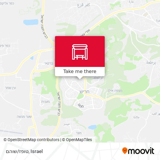 טופז/שוהם map