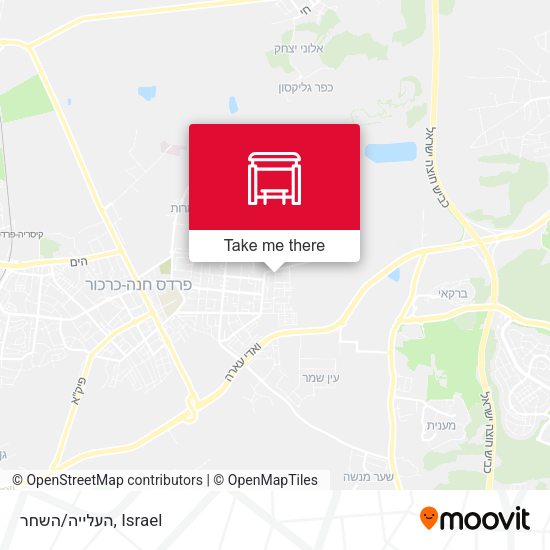 העלייה/השחר map