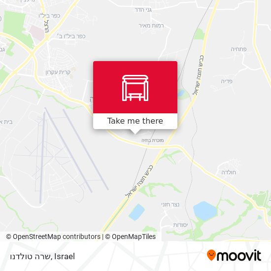 שרה טולדנו map