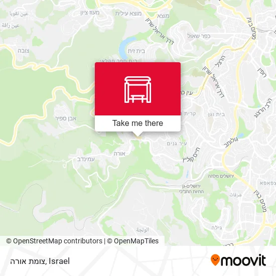 Карта צומת אורה