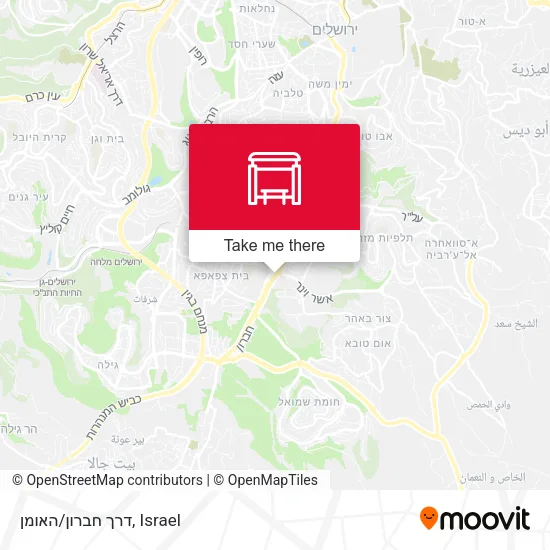 Карта דרך חברון/האומן