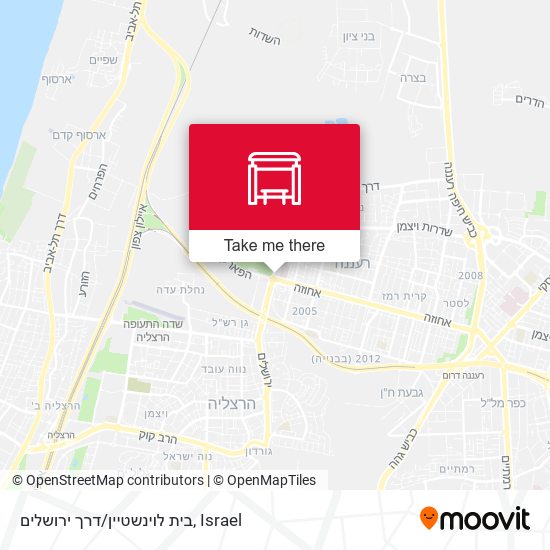 בית לוינשטיין/דרך ירושלים map