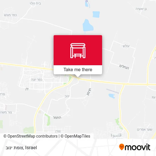 Карта צומת ינוב