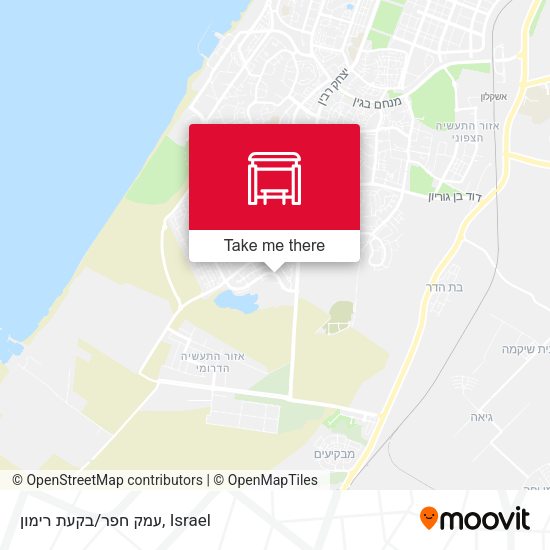 עמק חפר/בקעת רימון map