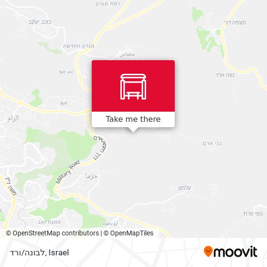 לבונה/ורד map