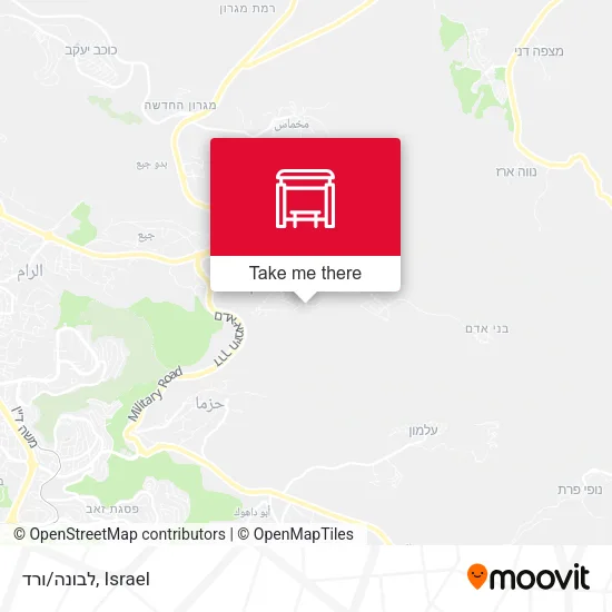 Карта לבונה/ורד