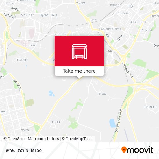 צומת ישרש map