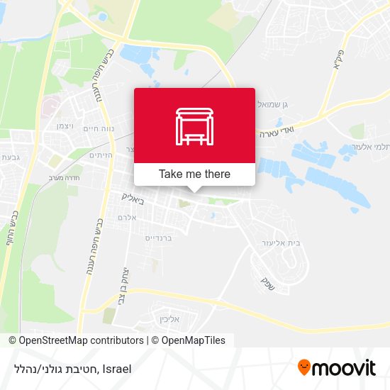 חטיבת גולני/נהלל map