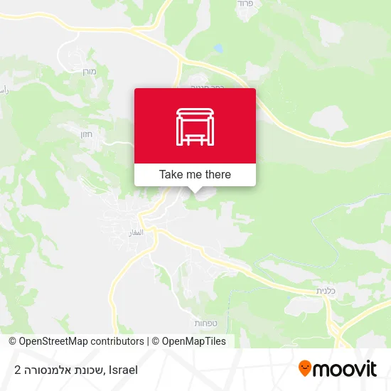 Карта שכונת אלמנסורה 2