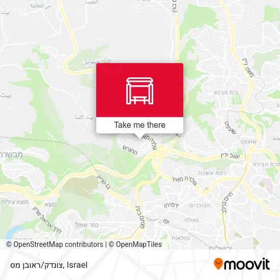 Карта צונדק/ראובן מס