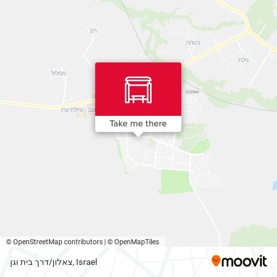 Карта צאלון/דרך בית וגן
