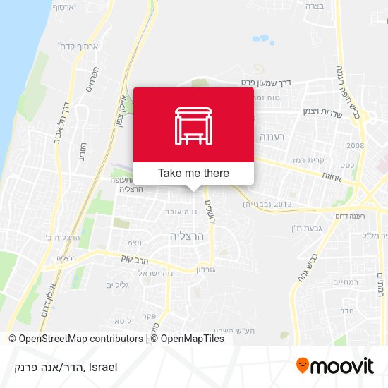 הדר/אנה פרנק map