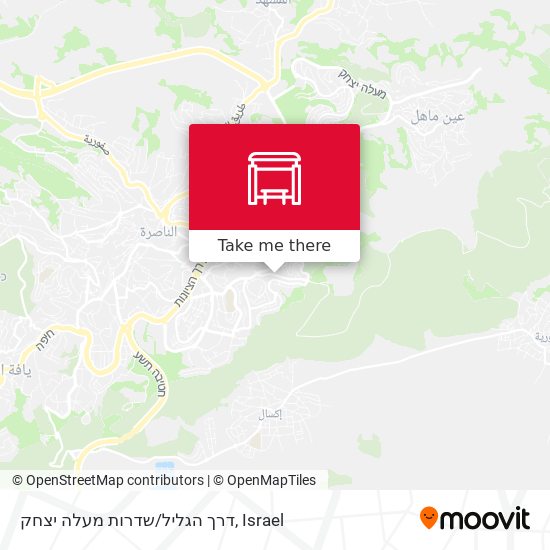 Карта דרך הגליל/שדרות מעלה יצחק