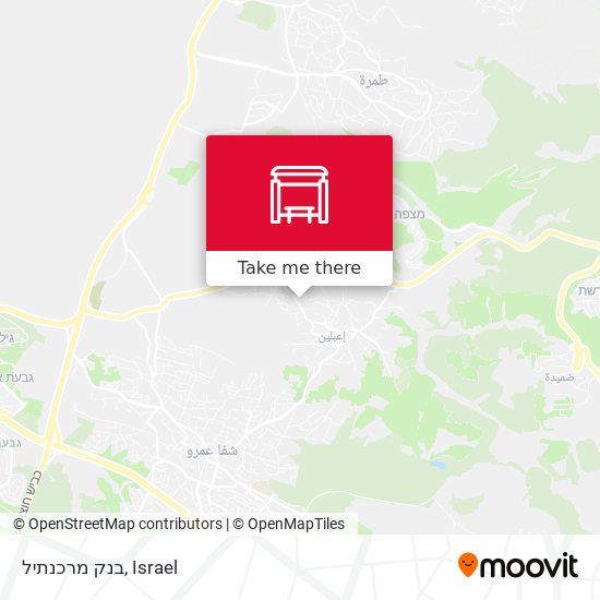 בנק מרכנתיל map