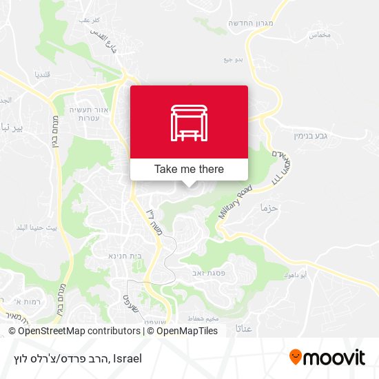 הרב פרדס/צ'רלס לוץ map