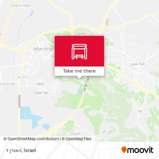 האורן ד map