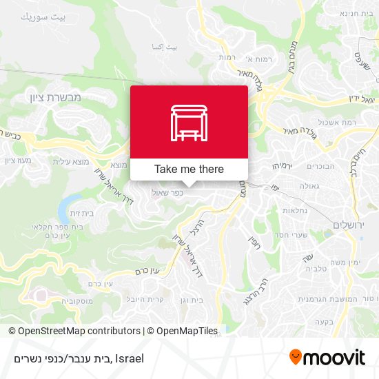 בית ענבר/כנפי נשרים map